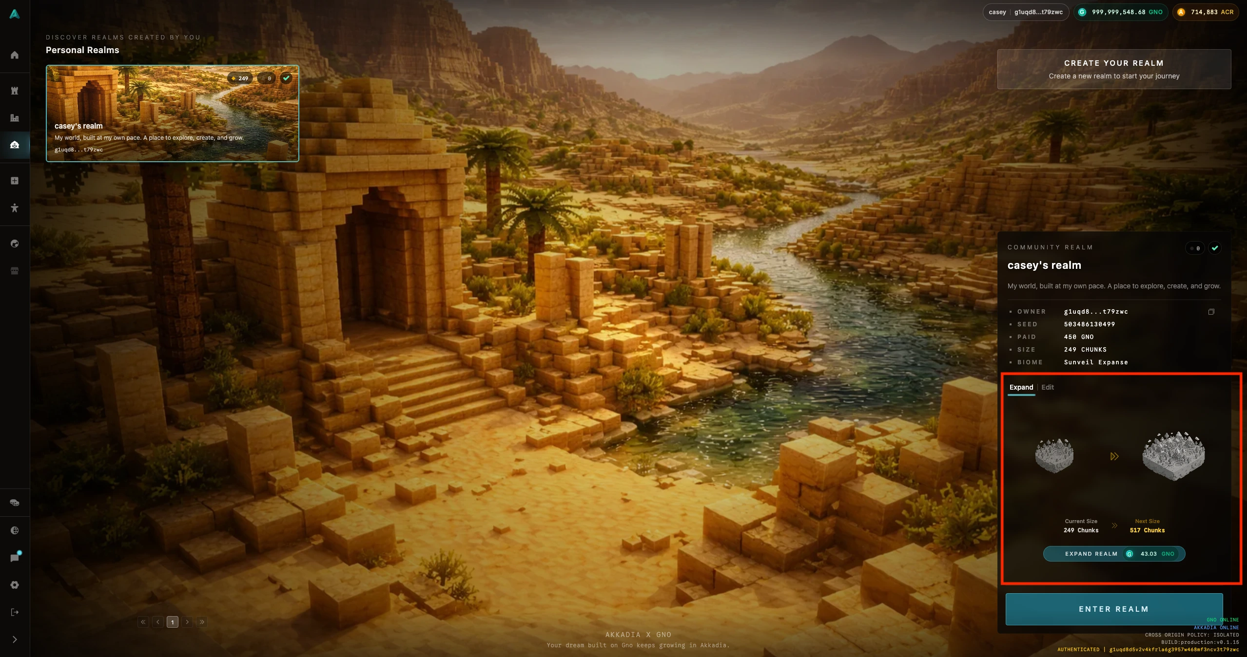 Expand Realm